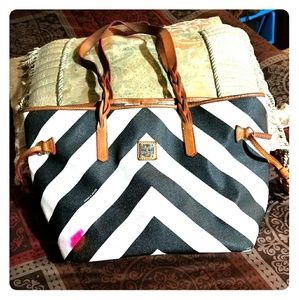 Stripped Dooney and Bourke shoulder bag